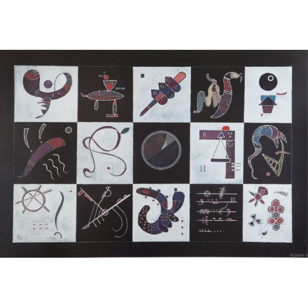 Kwadraty, Wassily Kandinsky (1000el.) - Sklep Art Puzzle